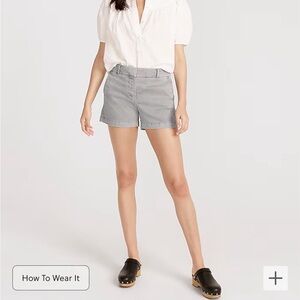 NWOT JCrew 4" stretch chino short Grey Size 4